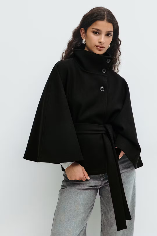 Gianna Cape Belt Coat